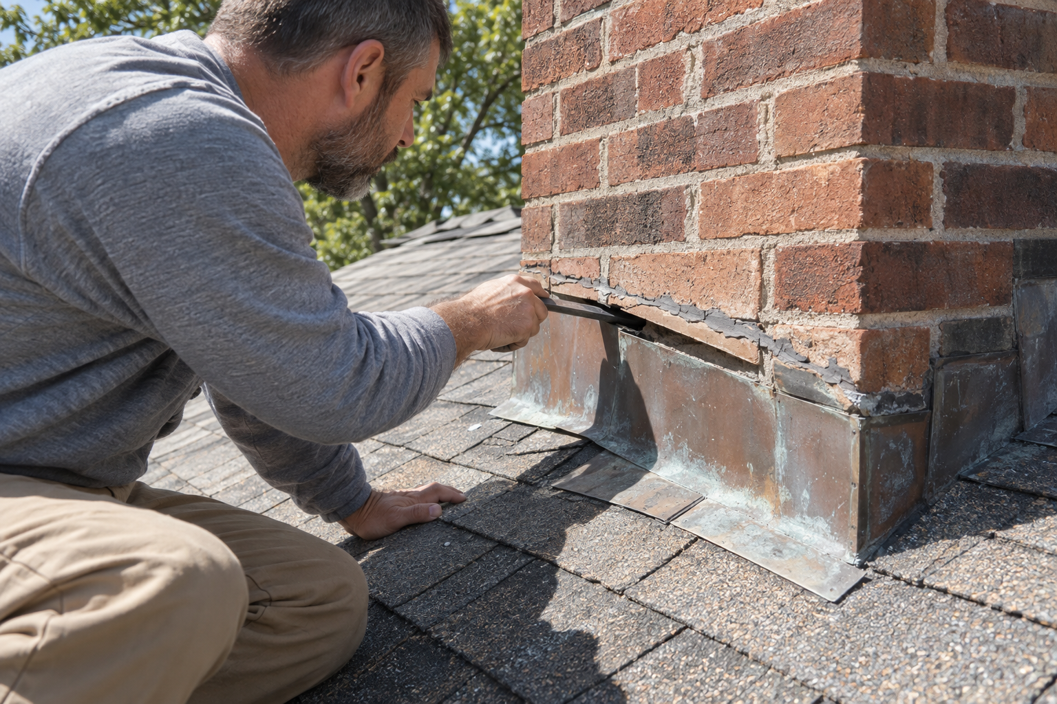 roof leak repair on a Littleton home